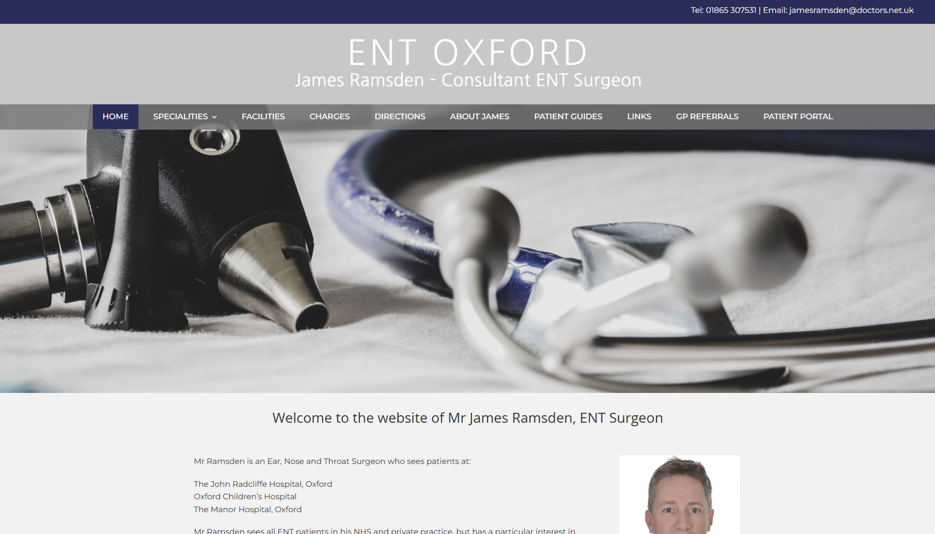 ENT Oxford - James Ramsden